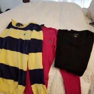Girls long sleeved shirts sold together
